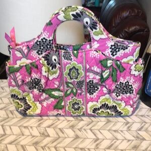 Vera Bradley Floral Pink Quilted Tote Bag NWOT